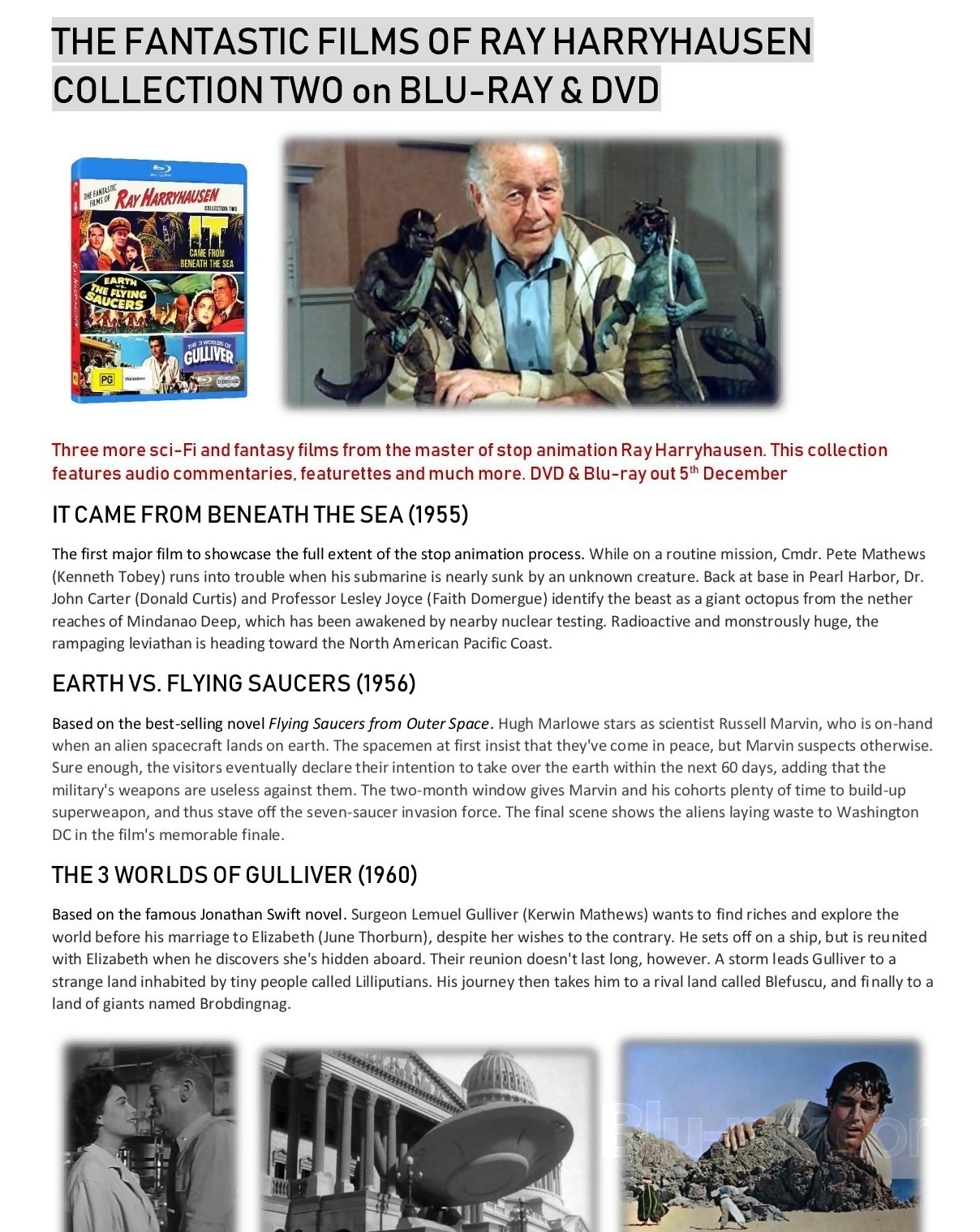 Upcoming Via Vision Entertainment Blu Ray Releases