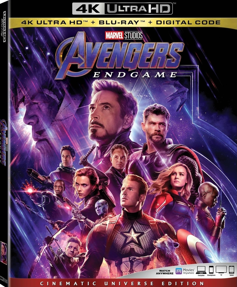 Avengers Endgame 4K Blu ray