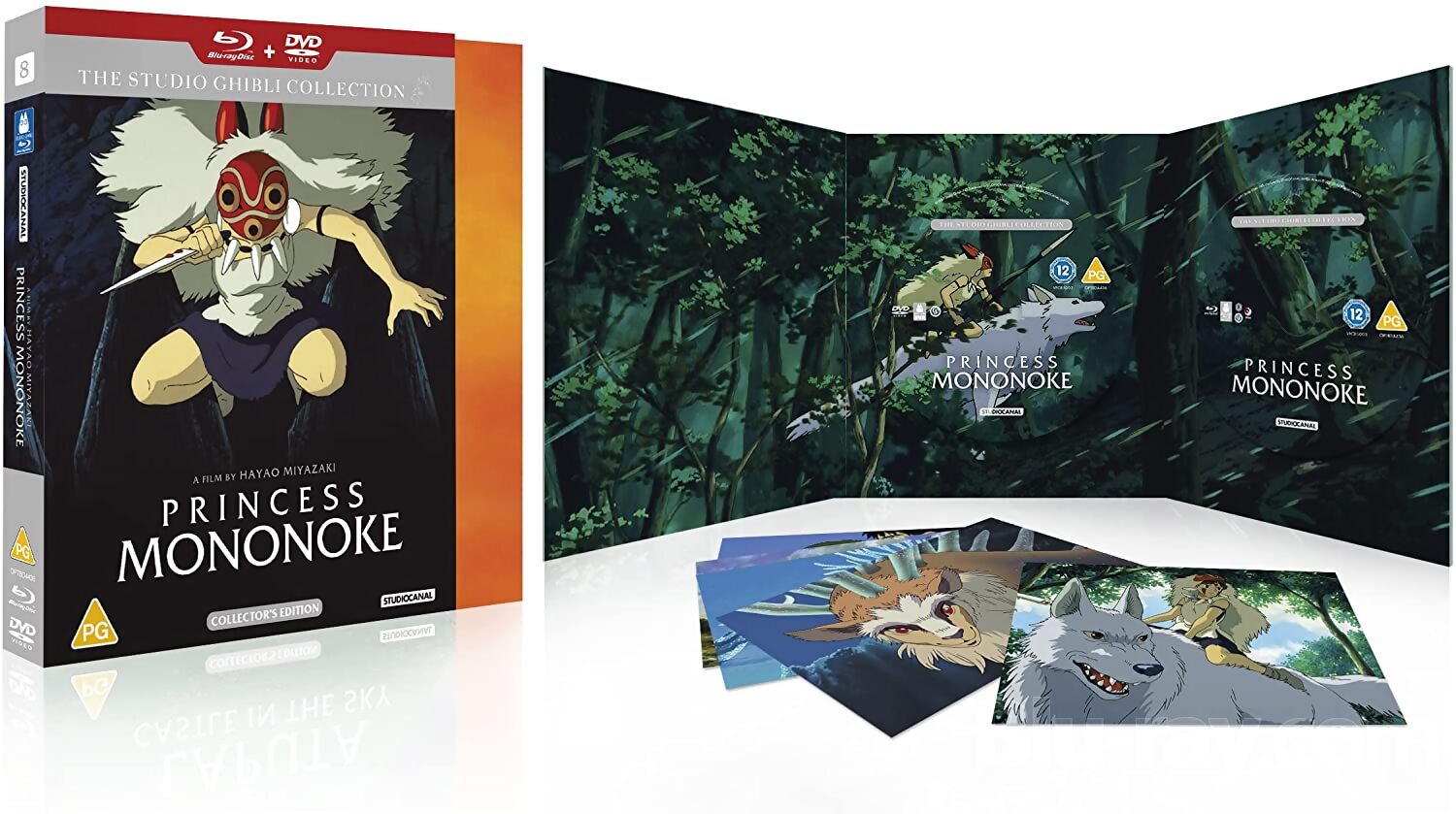 Princess Mononoke Collectors Edition Blu Ray 