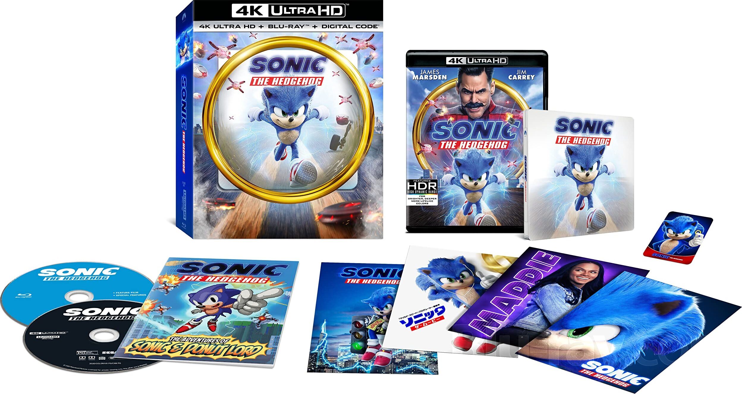 Sonic The Hedgehog 2-Movie Collection - Limited Edition Steelbook