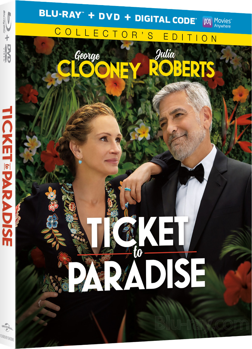 TICKET TO PARADISE (2022) - Original Double Sided Movie Poster Julia Roberts