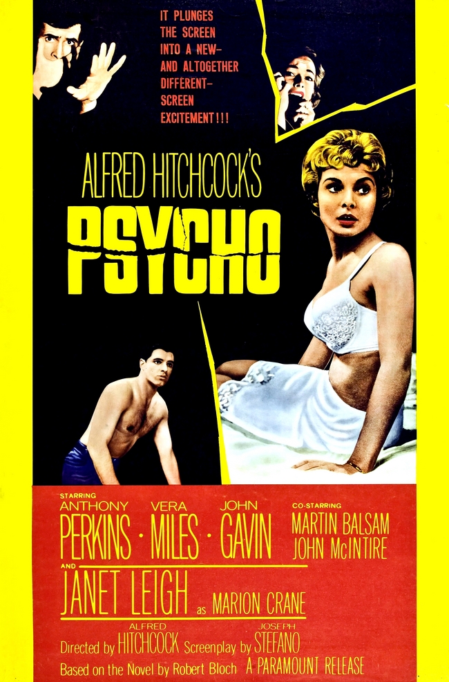  Psycho (1960) [DVD] : Anthony Perkins, Janet Leigh, Martin  Balsam, Vera Miles, John Gavin, Patricia Hitchcock, Alfred Hitchcock:  Movies & TV