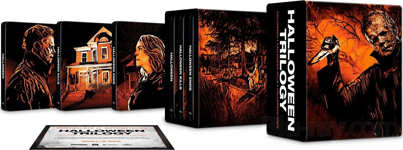 Halloween Trilogy 4K Blu-ray SteelBook Edition