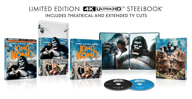 King Kong (1976) 4K Blu-ray SteelBook Edition (UPDATED)