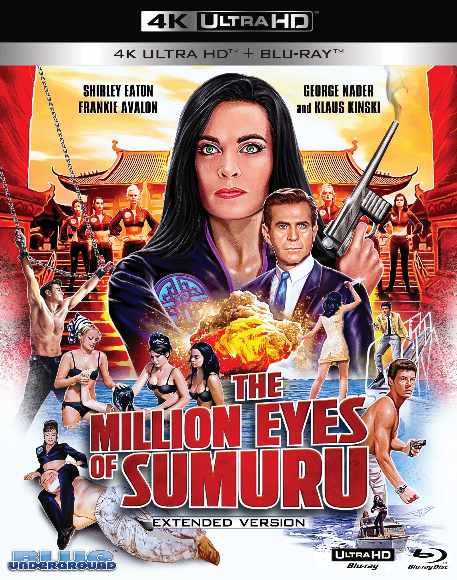 The Million Eyes of Sumuru 4K Blu-ray