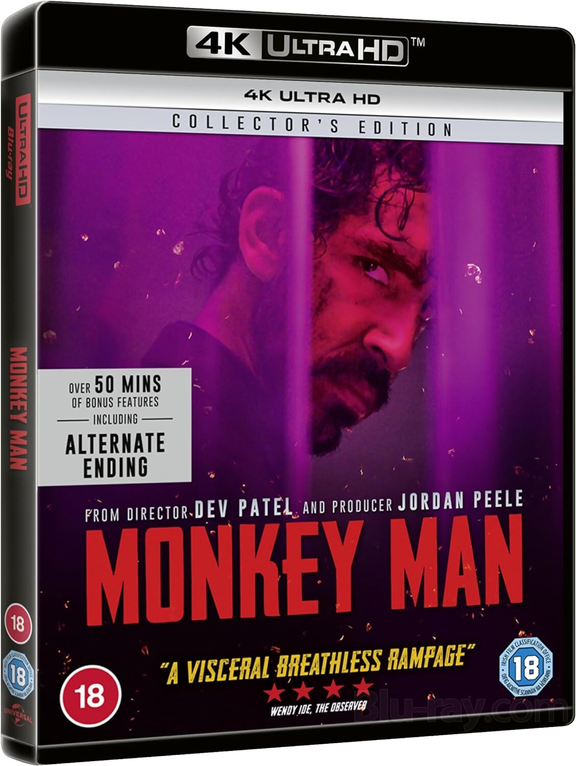 Monkey Man Collector's Edition 4K Blu-ray