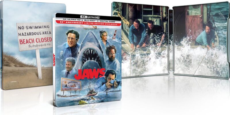 Jaws 50th Anniversary 4K Blu-rays