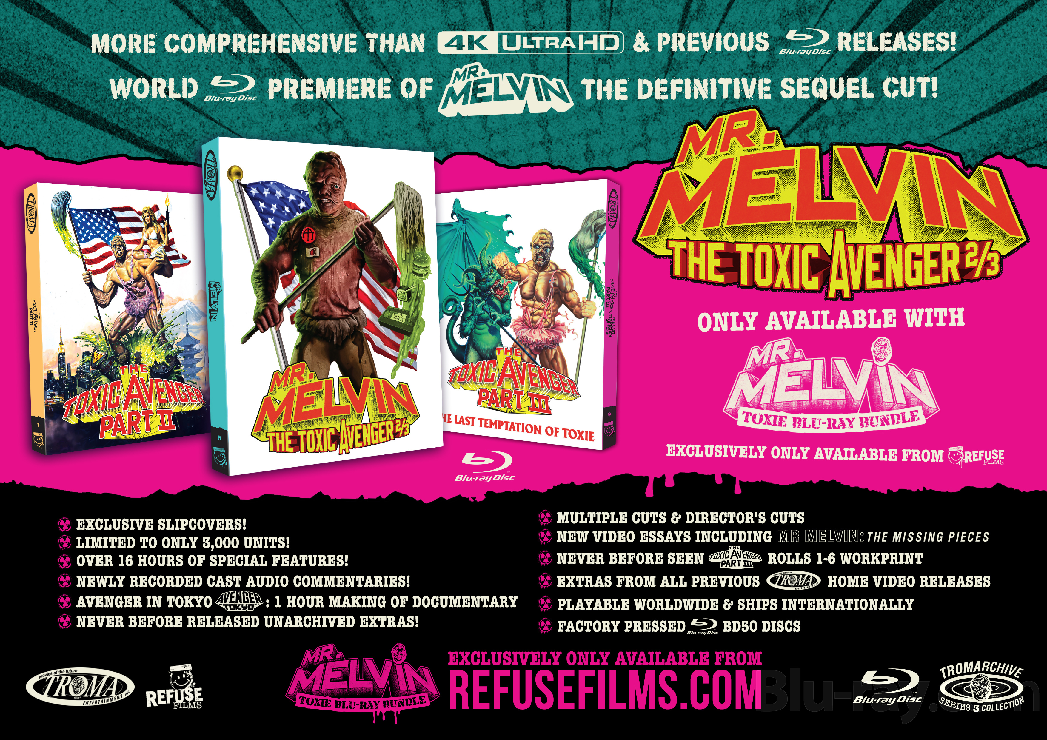 Refuse Films Announces Tromarchive Series 3 Blu-ray