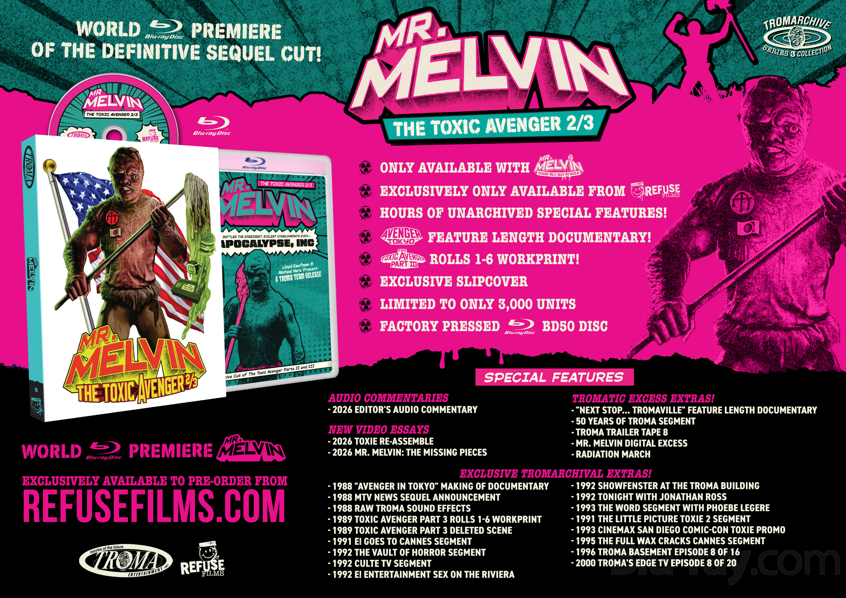Refuse Films Announces Tromarchive Series 3 Blu-ray