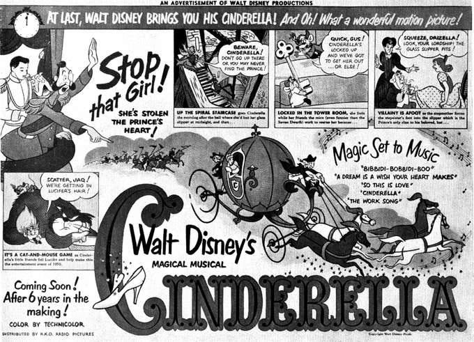 Without The Success Of Cinderella, Disney Would Have Likely Folded In The  1950s