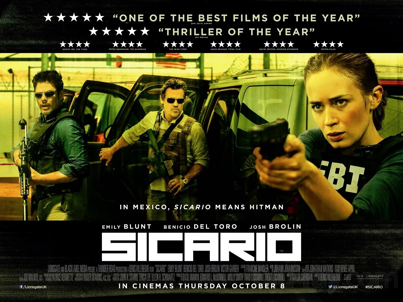 Sicario UK Blu-ray